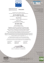 Certificazione ISO 9001-2008