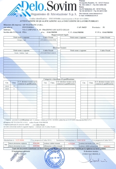 Attestazione SOA OS19 OS30